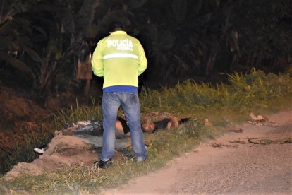 En los asesinatos de Machala, uno de los cuerpos tenía cuatro balazos y el otro, tres.