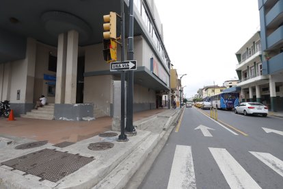 En este lugar, de la calle Aguirre, entre Quito y Machala, se cometió la tentativa de asesinato.