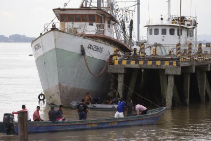 La búsqueda se concentró en los alrededores del sitio donde desapareció la víctima.