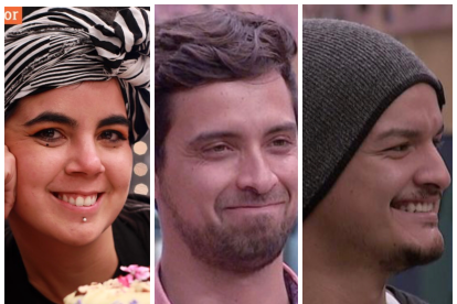 Carla Bresciani, Roberto Ayala y Manuel Bustamente se enfrentarán, esta noche, por el trofeo al mejor cocinero novato de MasterChef Ecuador, segunda temporada.