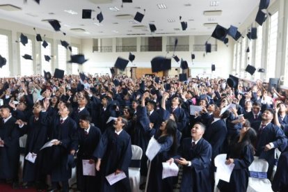 La sugerencia de graduación tendrían regulación de aforo.