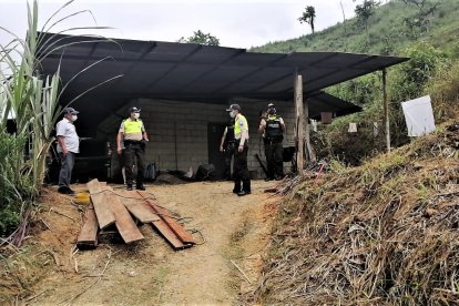 Al dueño de la propiedad le cortaron el cuello.