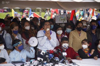 Pérez sostiene que hubo fraude en los comicios del 7 de febrero.