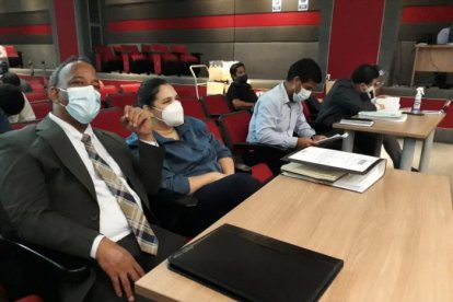 La audiencia de delincuencia organizada será retomada hoy, en el auditorio de la Corte del Guayas.