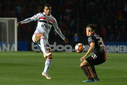 El delantero ecuatoriano Joao Rojas arribó a Sao Paulo en la temporada 2018.