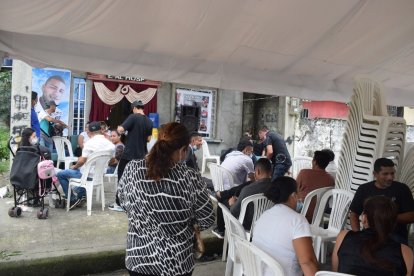 Los restos de Juan Elías Jácome Cedeño fueron velados en Quevedo.