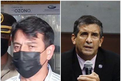 El ministro Patricio Pazmiño el director del SNAI, Edmundo Moncayo, son cuestionados por el Legislativo.