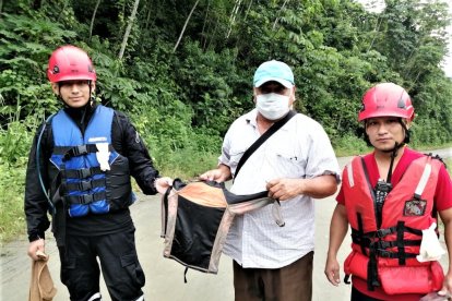 Las prendas halladas en el río fueron entregadas al esposo de Germania Cueva.