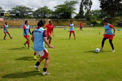 Las jugadoras de El Nacional están motivadas por tener la posibilidad de representar al país.