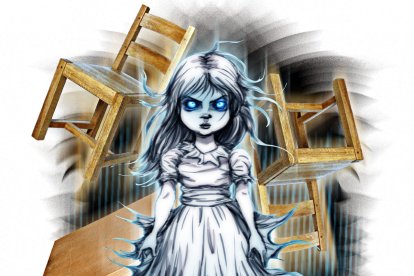 Desde los 5 años es seguida por supuestos espíritus.