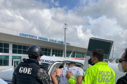 El sujeto fue detenido en Esmeraldas.