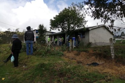 La comunidad de San Luis fue el escenario del atentado contra la mujer.