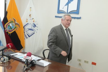 Roberto Passailaigue estuvo al frente de la CIFI y del rectorado de la Universidad de Guayaquil desde octubre de 2018.