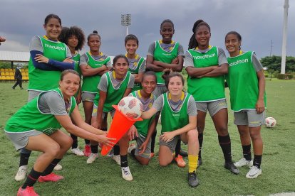 El buen ambiente en la pretemporada de Barcelona.