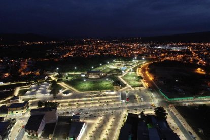 Vista panorámica del nuevo parque Las Vegas de la ciudad portovejense, por el cual se le dio un reconocimiento.