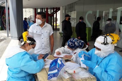Once puntos están habilitados hoy para la toma de muestras.
