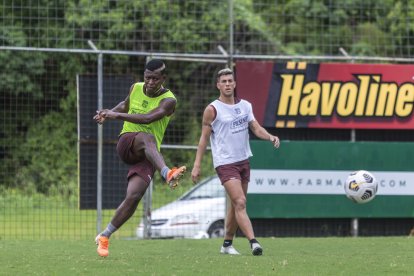 La locura de Gabriel Cortez lista para mostrarla ante Liga de Quito.