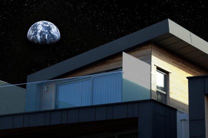 Comprar una casa en la Luna costaría una millonada.