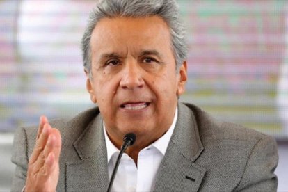 Lenín Moreno, presidente de Ecuador.