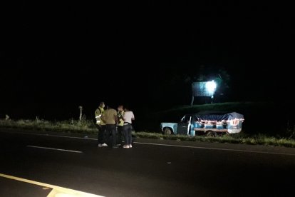 El triple asesinato ocurrió en el kilómetro 60 de la vía Daule-Santa Lucía.