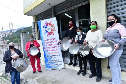 La Asociación Maky Purashun está compuesta en su mayoría por mujeres cabezas de hogar.