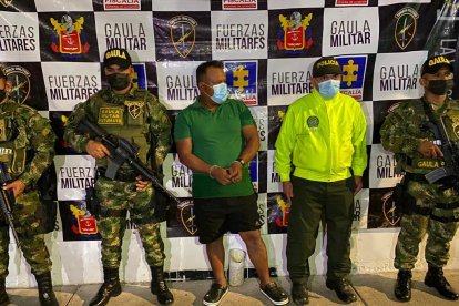 El hombre fue aprehendido en Putumayo, en San Miguel, Colombia.