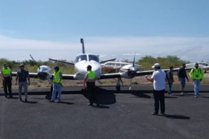 La avioneta tipo Cessna aterrizó la noche del 8 de enero en el aeropuerto de la isla Isabela, lugar del cual desapareció el pasado lunes.