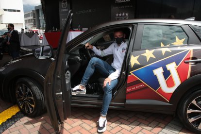Para Adrián Gabbarini fue el regalo preciso ya que hace poco tuvo problemas con su auto.