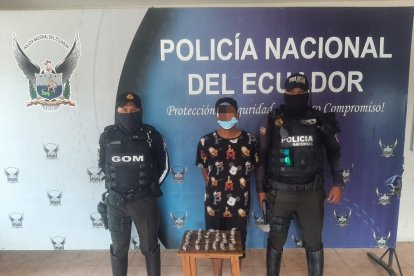 El detenido quiso evadir a un grupo de policías quienes realizaban un patrullaje policial en aquella zona de duraneña.