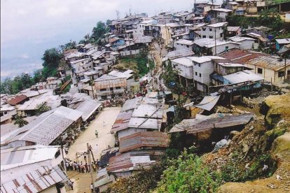 El sector de Bella Rica, uno de los sitios de mayor tradición minera.