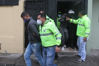 En la vivienda de los sospechosos hubo indicios del crimen.