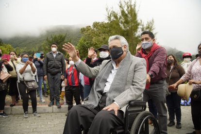 El presidente Lenín Moreno ha inspeccionado el avance del plan de vacunación.