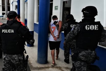 Guido Fernando Tenorio fue arrestado en una bananera del cantón Pasaje.