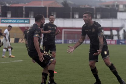 Lucas Mancinelli fue autor del primer gol del Deportivo Cuenca.