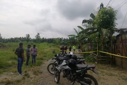 La Policía se hizo presente en el sector amenazado.