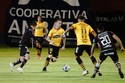 Barcelona pone en riesgo la punta del torneo con el empate en Ambato ante Mushuc Runa.