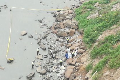 El cuerpo fue hallado por personas que hacían ejercicios en la playa.