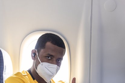 Nixon Molina en su viaje a Brasil.