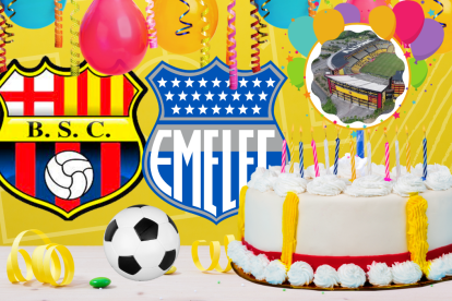 La semana de los festejos de Barcelona y Emelec terminará con  el Clásico del Astillero.