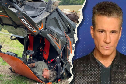 Fernando publicó las gráficas del accidente y agradeció la preocupación de sus seguidores.