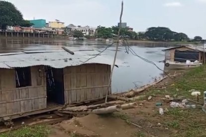 En esta morada de caña ocurrió el accidente con fatales consecuencias.