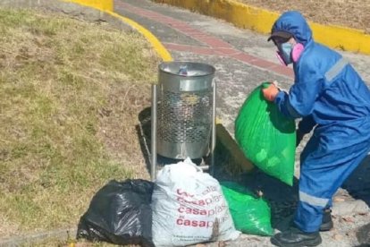 Los desperdicios fueron en su mayoría domiciliarios.