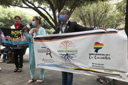 La cita fue en la Plaza San Francisco donde se reunieron para hablar, entre otras cosas, de sus derechos.