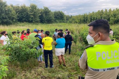 Los habitantes de la parroquia 10 de Noviembre encontraron el cuerpo..