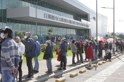 En el Centro de Atención Temporal se generaron inconvenientes por la vacunación.