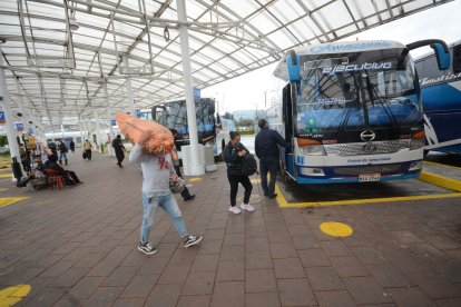En Quito hubo menos afluencia de usuarios que en semanas anteriores.