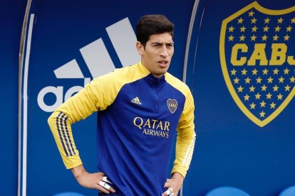 Esteban Andrada, arquero de Boca, dio positivo en la prueba de COVID-19.