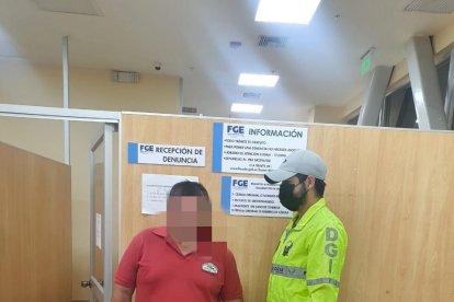 La víctima denunció el secuestro en la Fiscalía del Guayas.