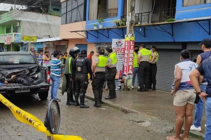 Jorge y Lenin Intriago fueron baleados mientras trabajan.