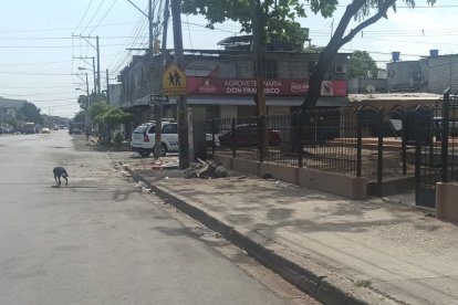 En este parque de las calles 26 y la N fue encontrado el cuerpo de la mujer.